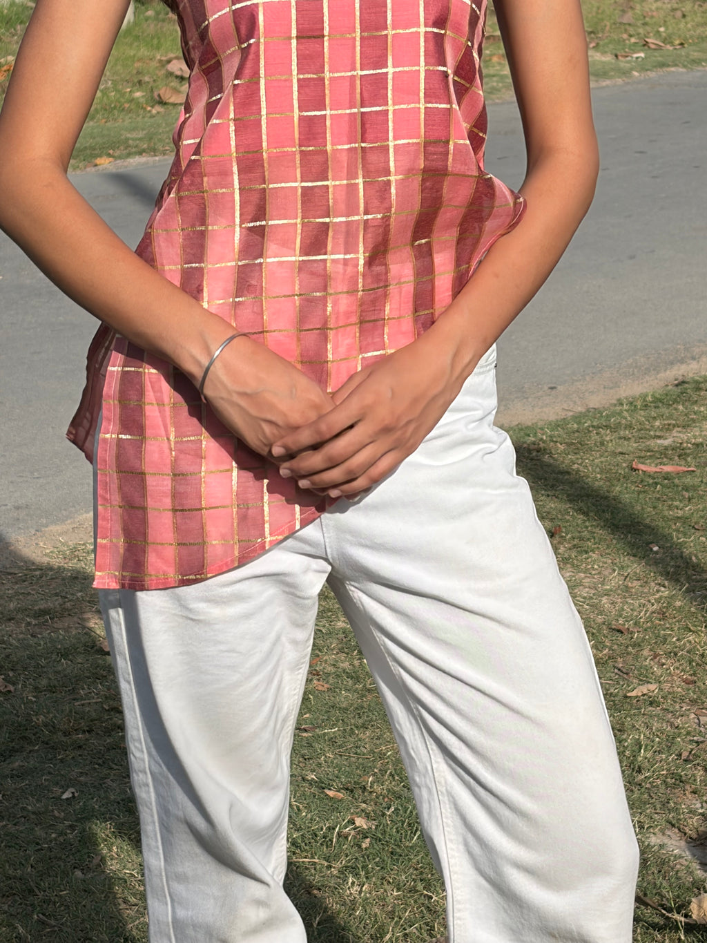 Banarasi Halter Neck Top