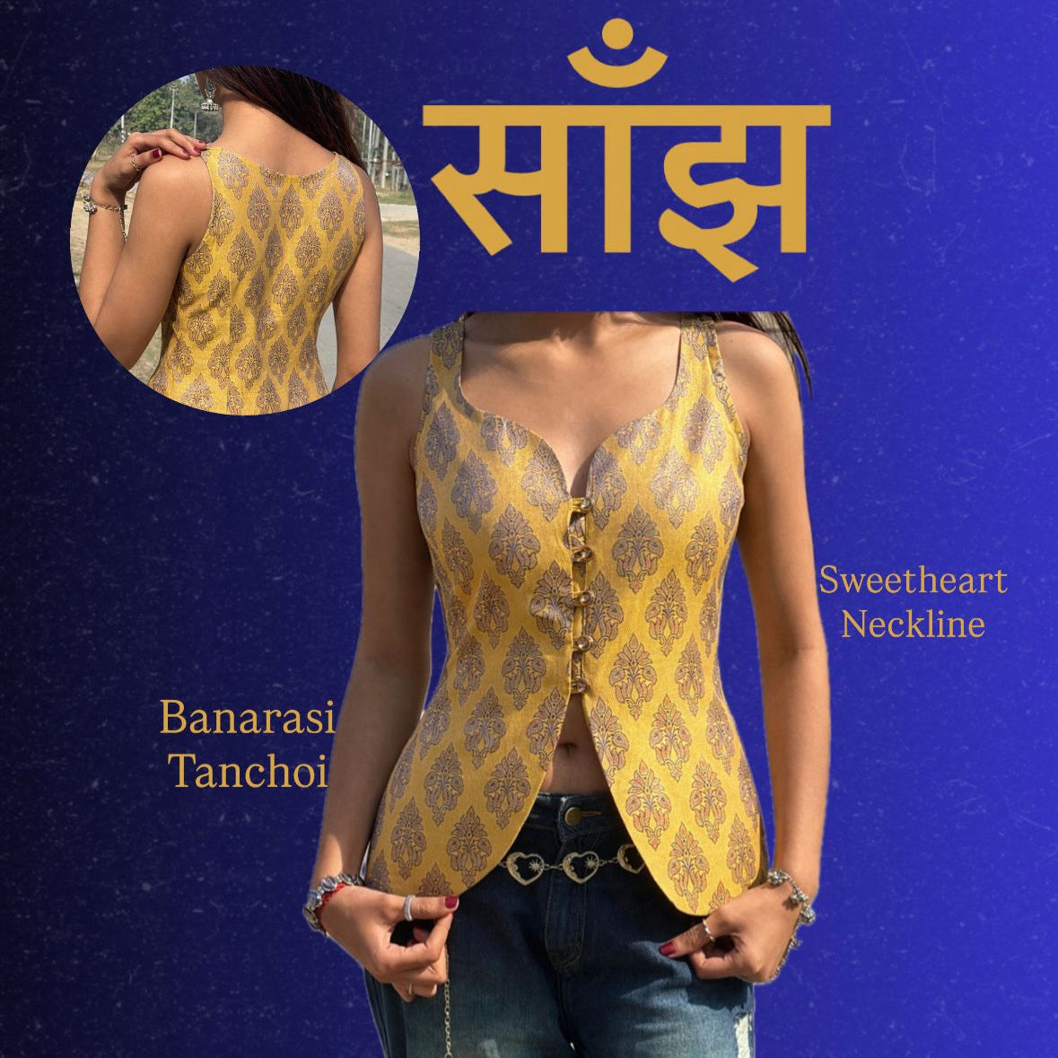 Saanjh: Banarasi top