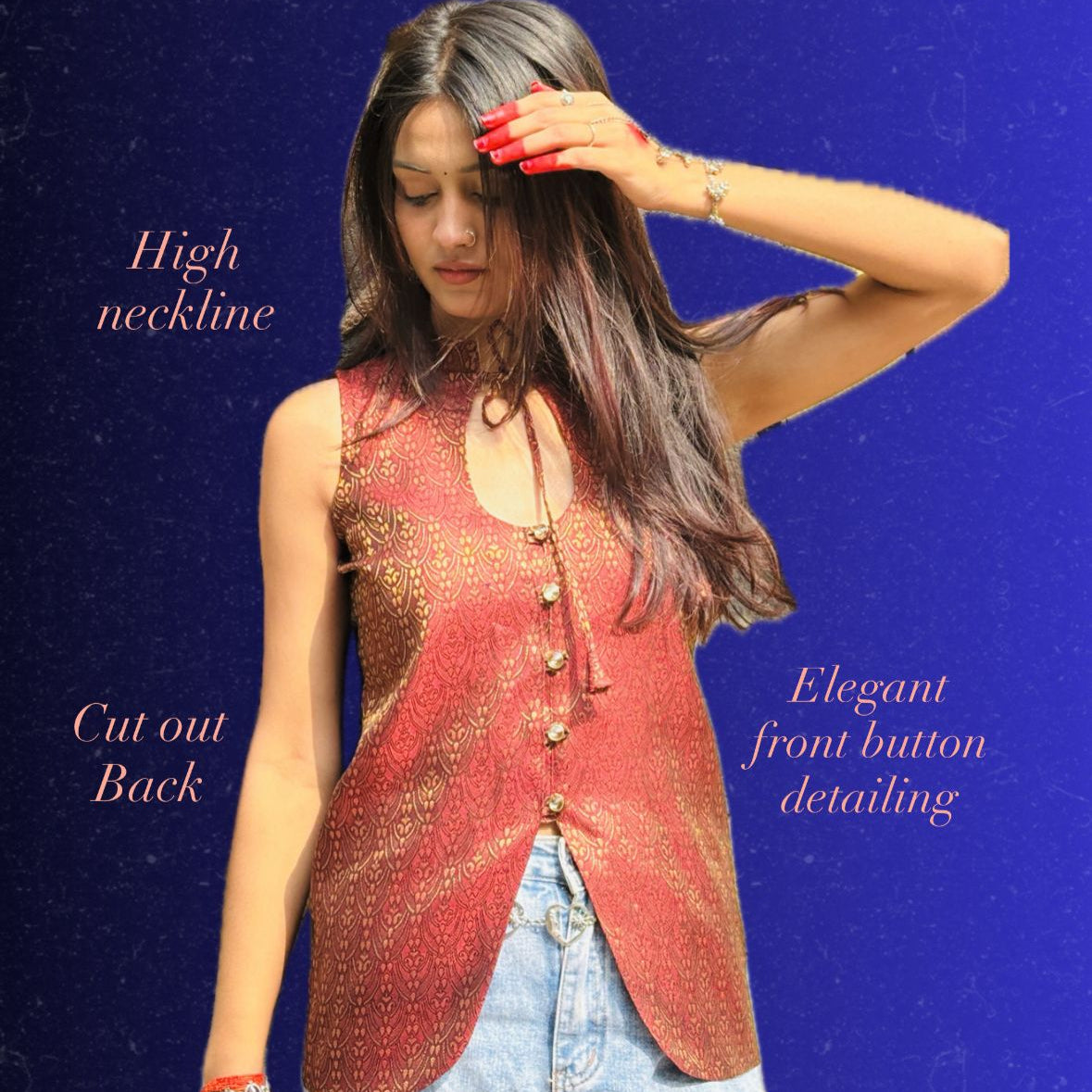 Bindiya: Banarasi kurti