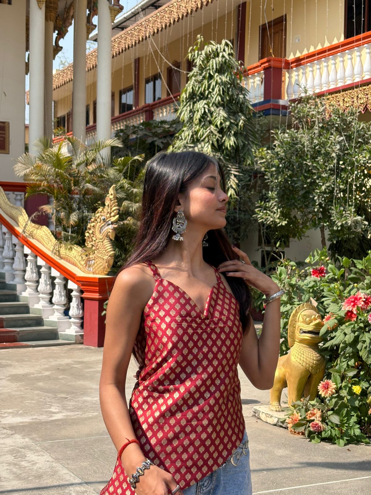 Laila - Banarasi Kurti Top