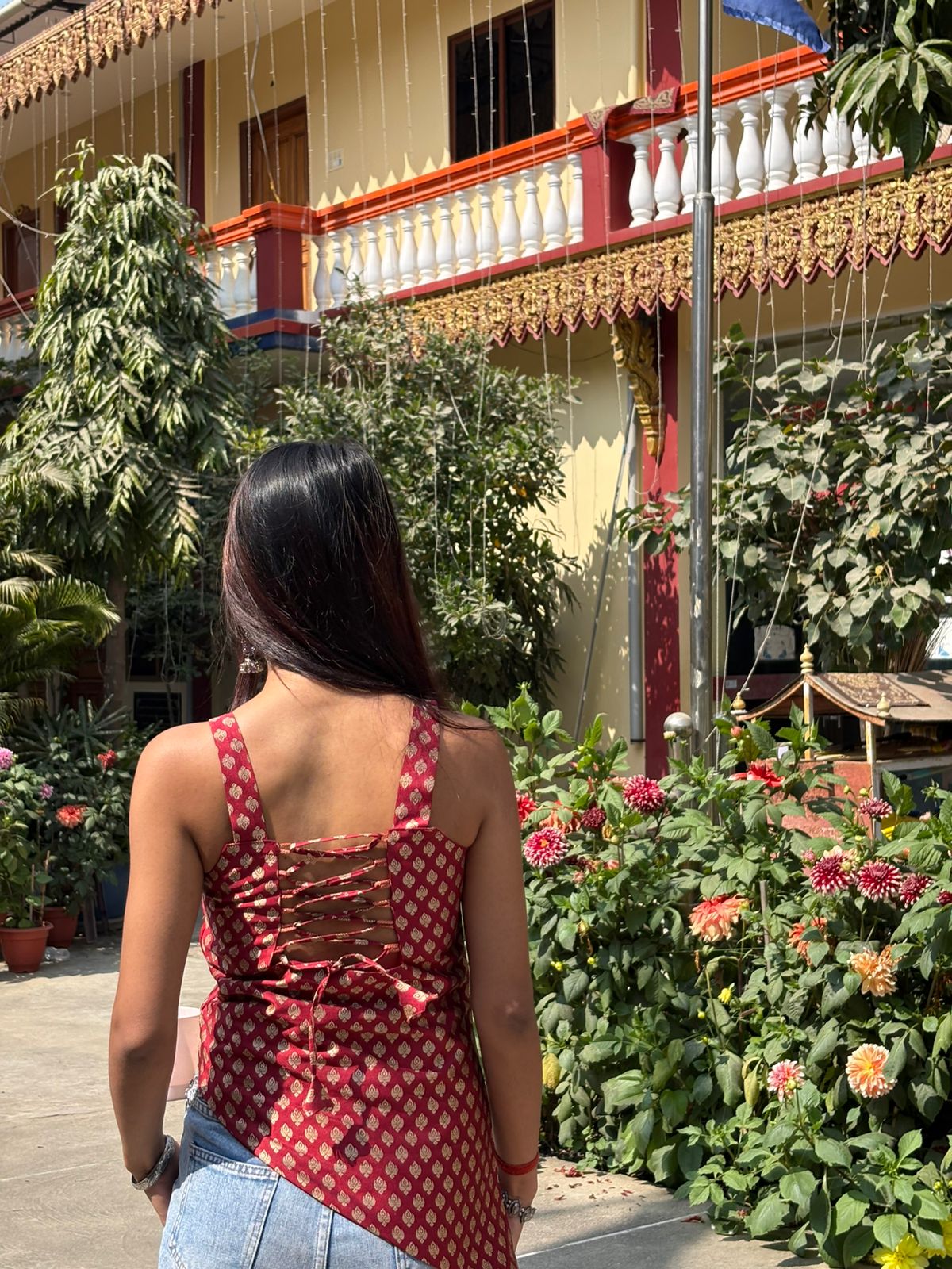 Laila - Banarasi Kurti Top