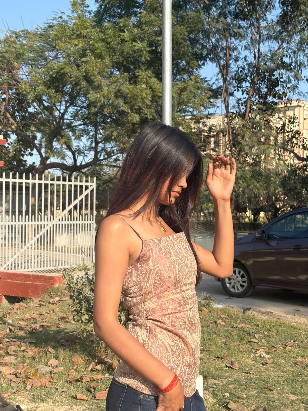 "Barkha" : A limited edition Banarasi Tanchoi Top.